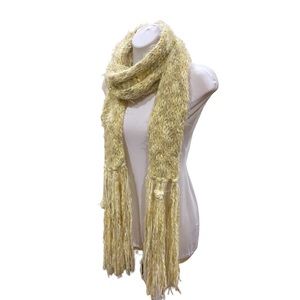 Cream colored women’s scarf